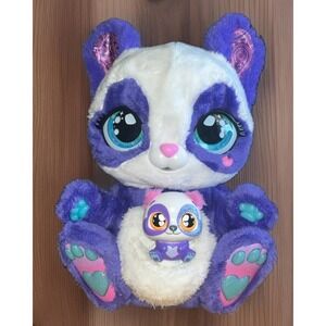 Peek-a-Roo Interactive Purple Panda Toy Plush With Baby Sound And Movement
